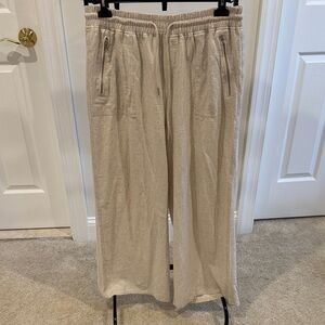 Men's Casual Beige Joggers